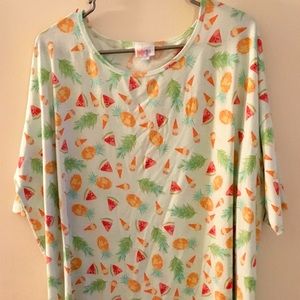 Xl LulaRoe Irma unicorn